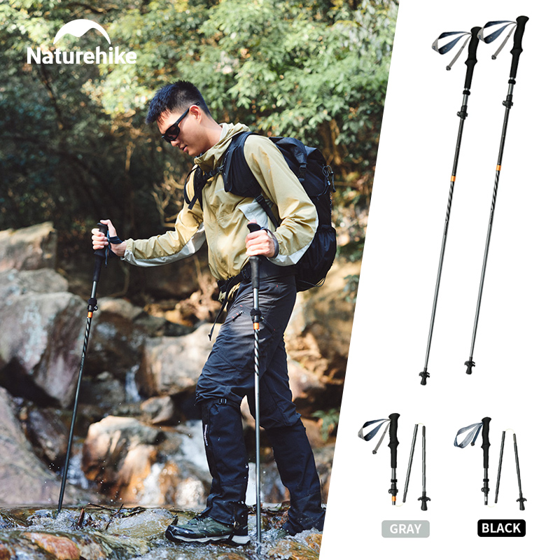 Trekking Pole Carbon - 네이처하이크 카본 파이버 워킹 스틱 접이식