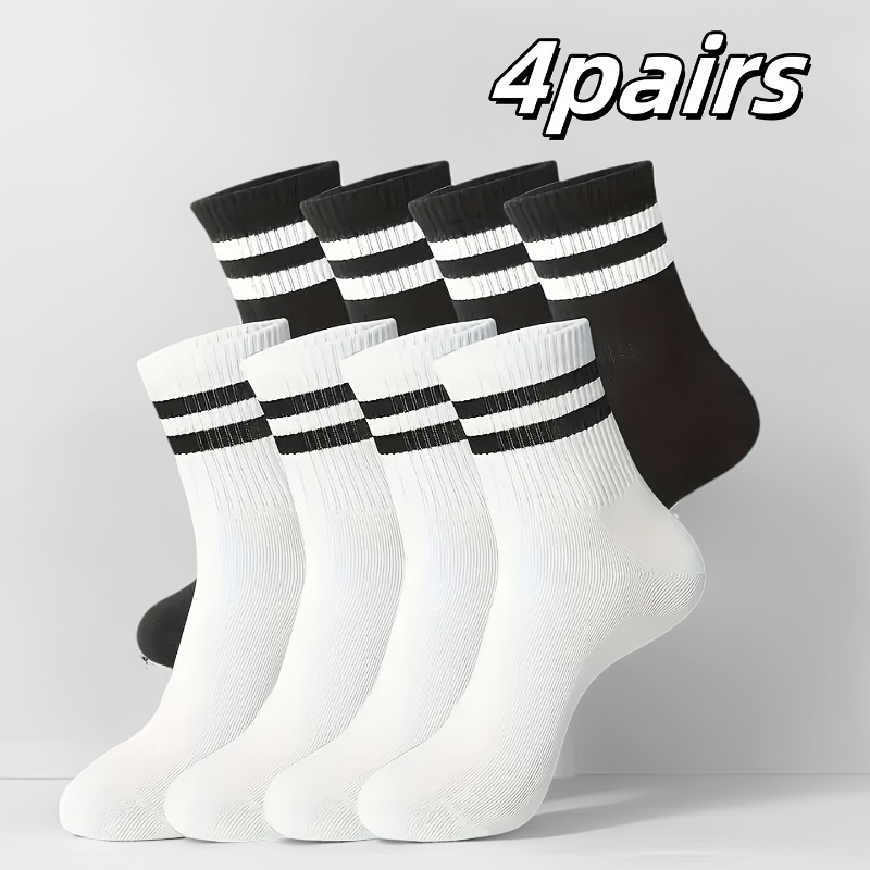 Sports Socks - 4쌍 유니섹스 스포츠 아웃도어 양말 클래식