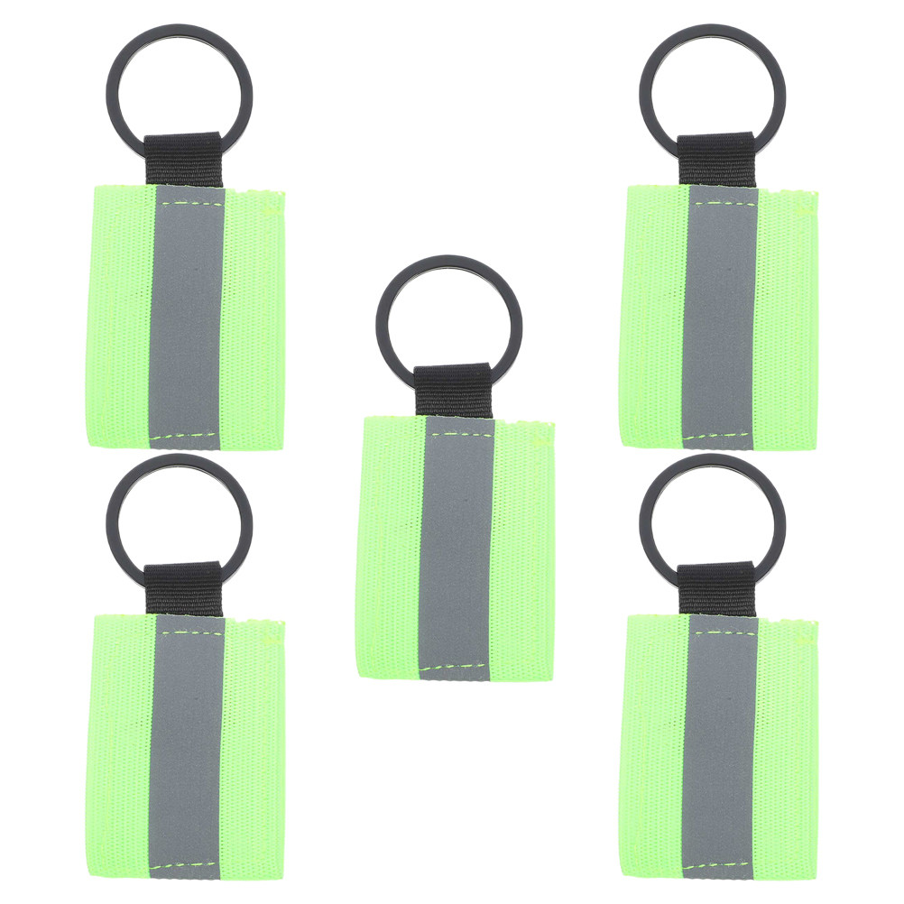 5개입 양면 반사 키링 태그, 나일론 및 알루미늄 합금 - Running Visibility Gear 리뷰 및 가격