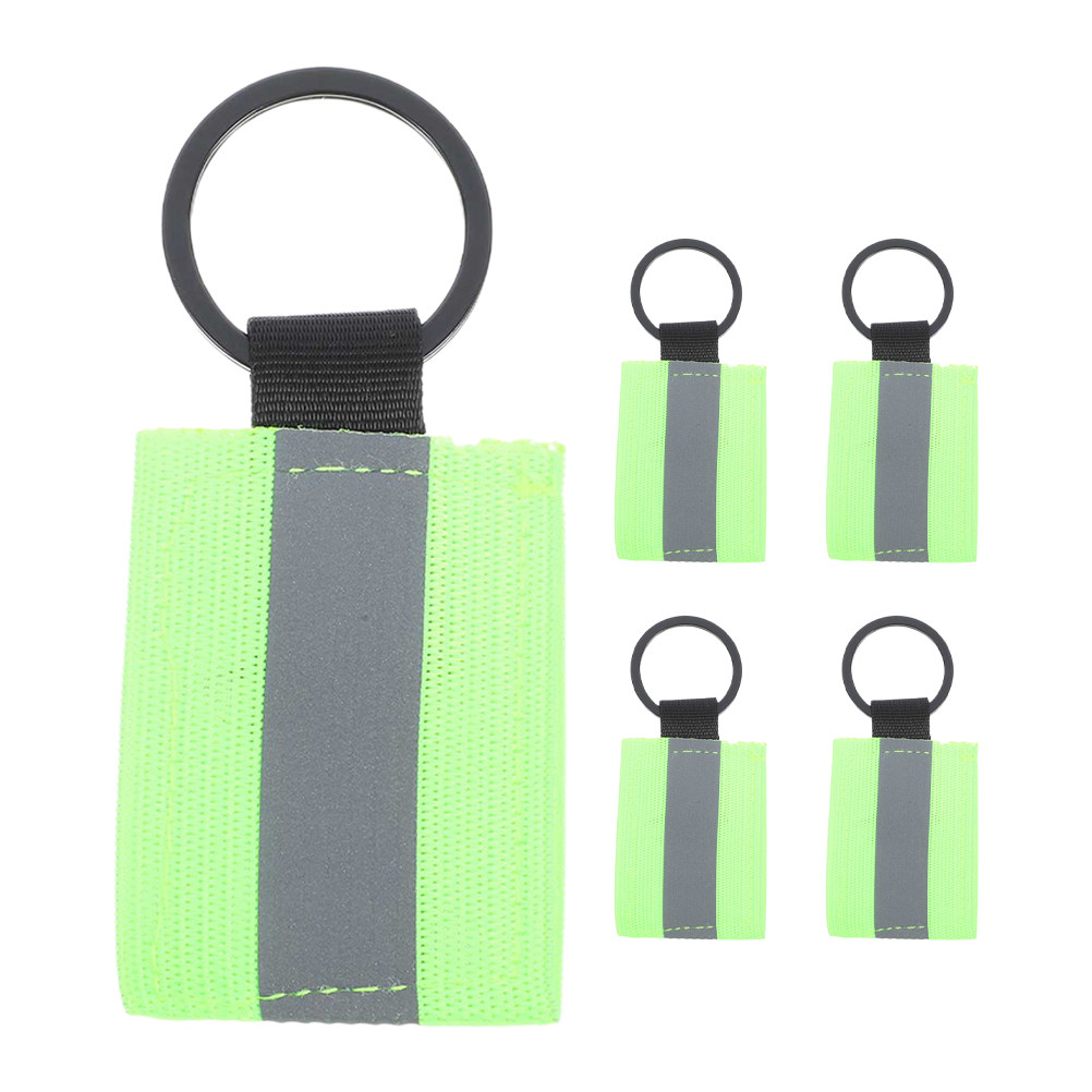 5개입 양면 반사 키링 태그, 나일론 및 알루미늄 합금 - Running Visibility Gear 리뷰 및 가격