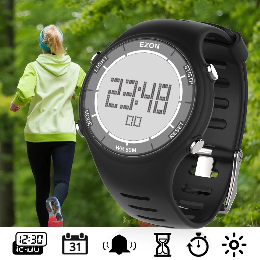 EZON 새로운 패션 여성 디지털 스포츠 시계 알람 시 - Running Watch 리뷰 및 가격