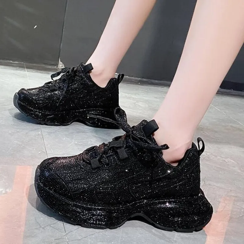 디자이너 여성 블링 운동화 Chunky sneakers - Running Shoes Women 리뷰 및 가격