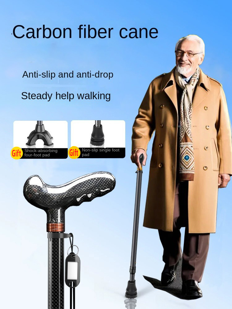 접이식 카본 워킹 스틱, 미끄럼 방지 보조 팔걸이 기능 - Trekking Pole Carbon 리뷰 및 가격