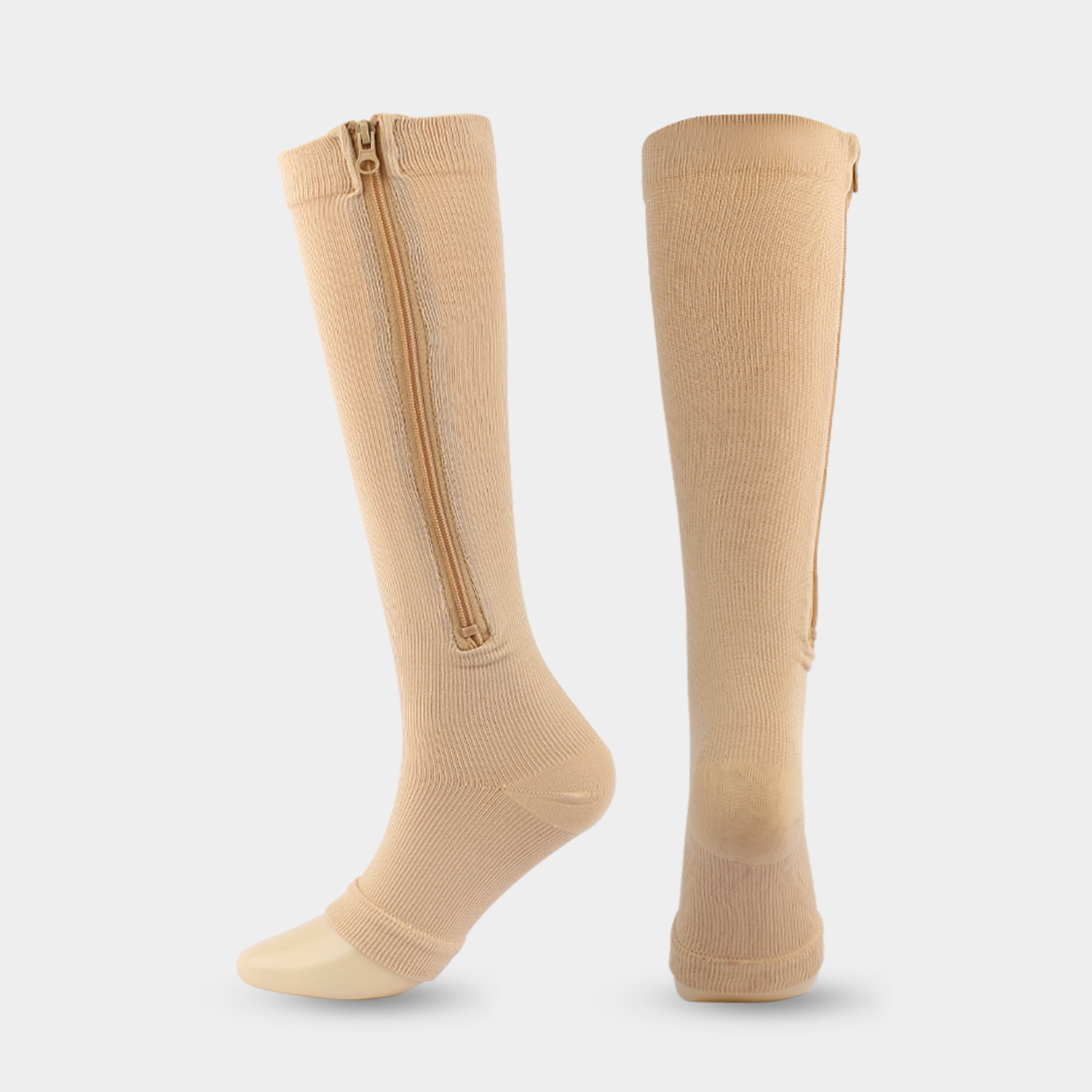 러닝 스포츠 압축 양말 단색 심플 압박 양말 지퍼 종아 - Sports Socks 리뷰 및 가격