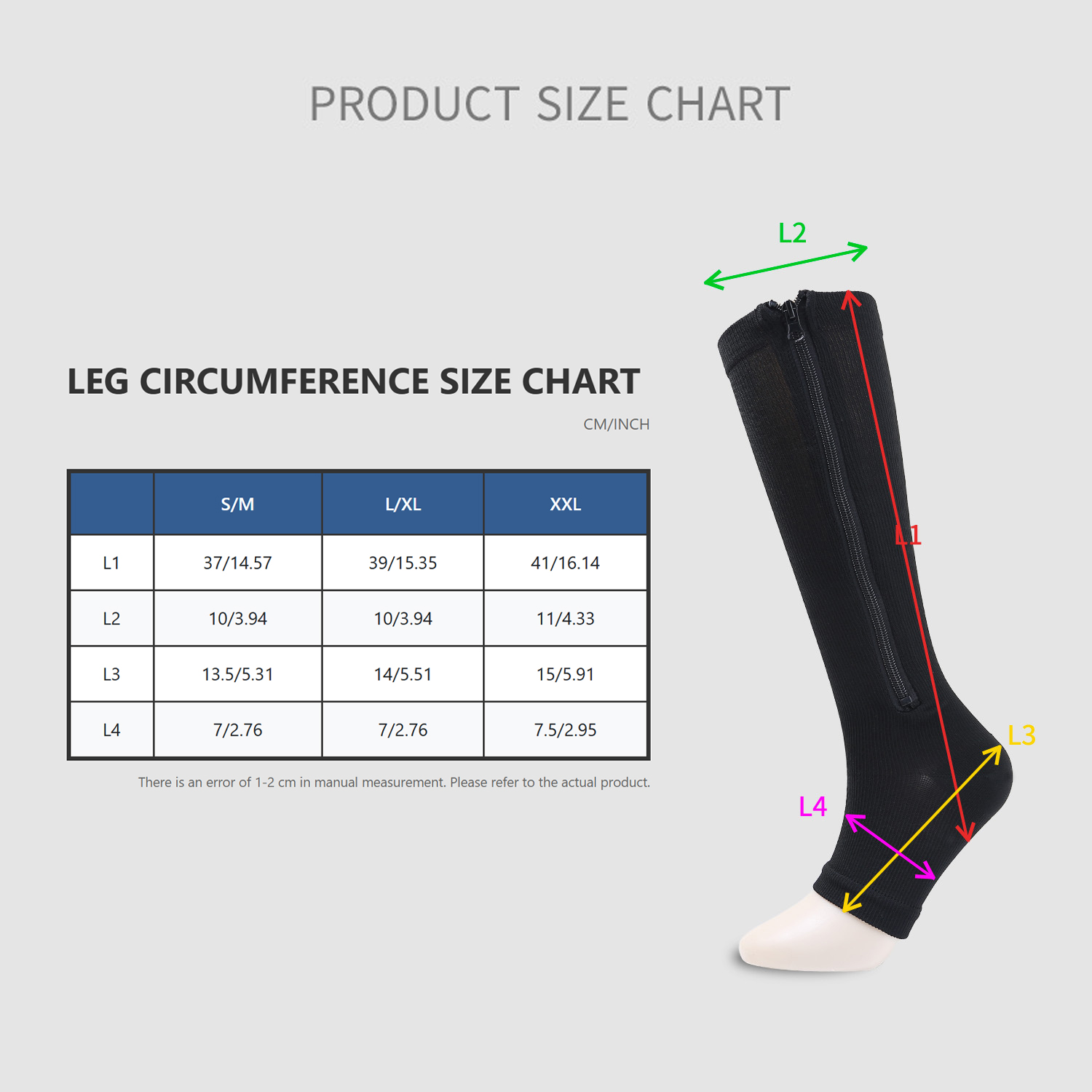 러닝 스포츠 압축 양말 단색 심플 압박 양말 지퍼 종아 - Sports Socks 리뷰 및 가격