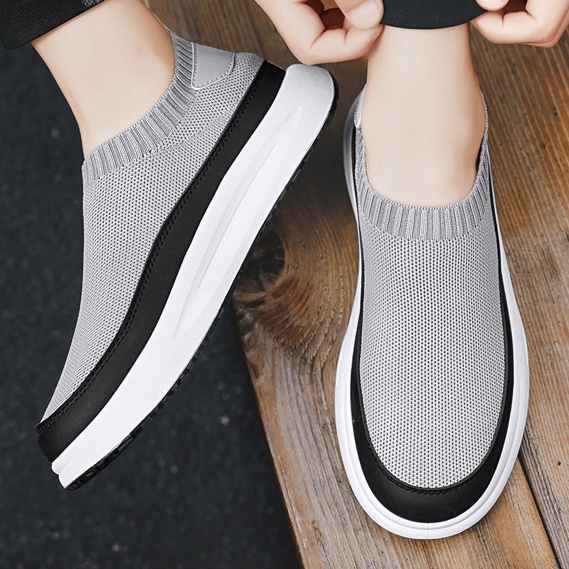 2025 신상 남성 신발 통기성 메쉬 캔버스화 패션 탄 - Sports Socks 리뷰 및 가격