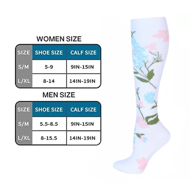 새로운 압박 양말 의료용 정맥류 나일론 의료용 간호 양 - Sports Socks 리뷰 및 가격