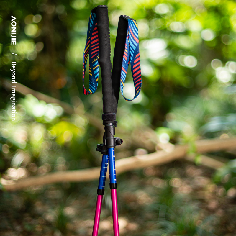 AONIJIE E4208 남녀공용 레인보우 컬러 야외  - Trekking Pole Carbon 리뷰 및 가격