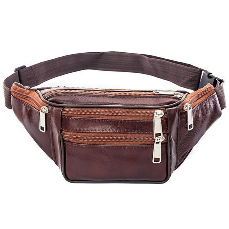 가죽 남성 허리 가슴 가방 얇은 야외 스포츠 파우치 남 - Running Belt 리뷰 및 가격